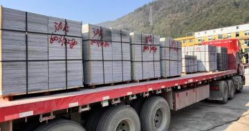 葫芦岛 芝麻灰地铺石出货日常