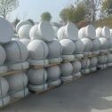 葫芦岛 白麻花岗岩石材圆球，石球，挡车球，隔离球，景观石球，风水球等
