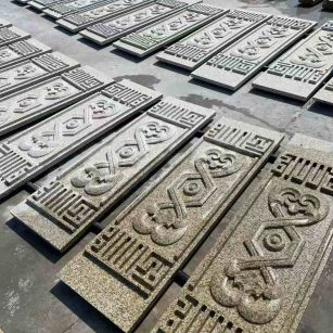 葫芦岛 黄金麻花岗岩外墙雕刻板