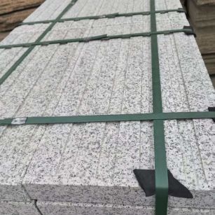 葫芦岛 白麻花岗岩直行盲道石，盲条，地铺石