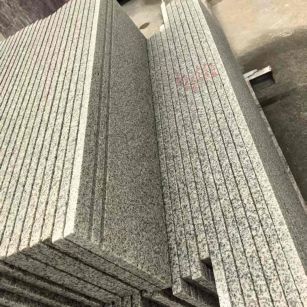 葫芦岛 白麻荔枝面花岗岩楼梯踏步