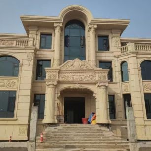 葫芦岛 黄金麻花岗岩别墅外墙干挂