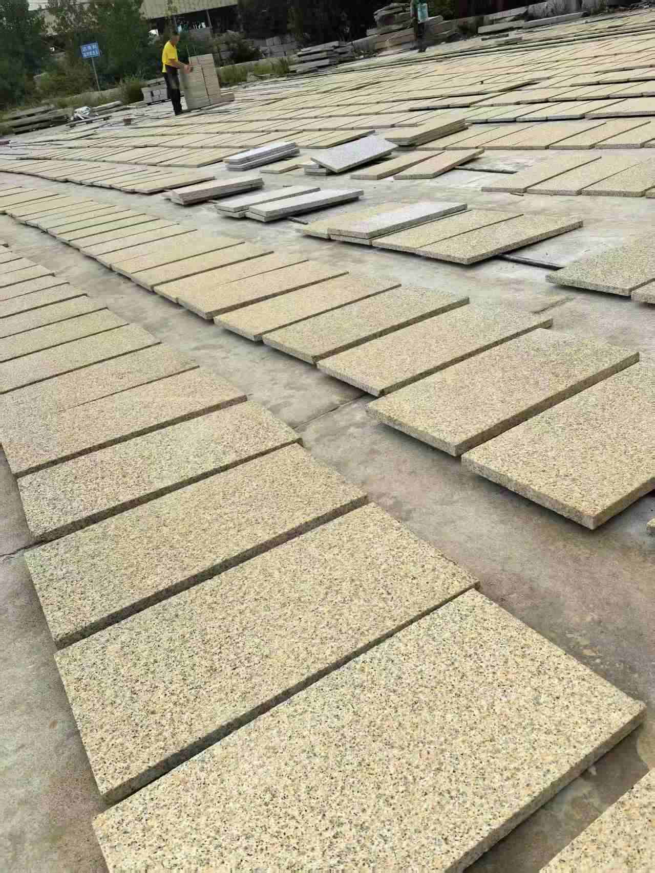 葫芦岛 黄金麻荔枝地铺石面排板