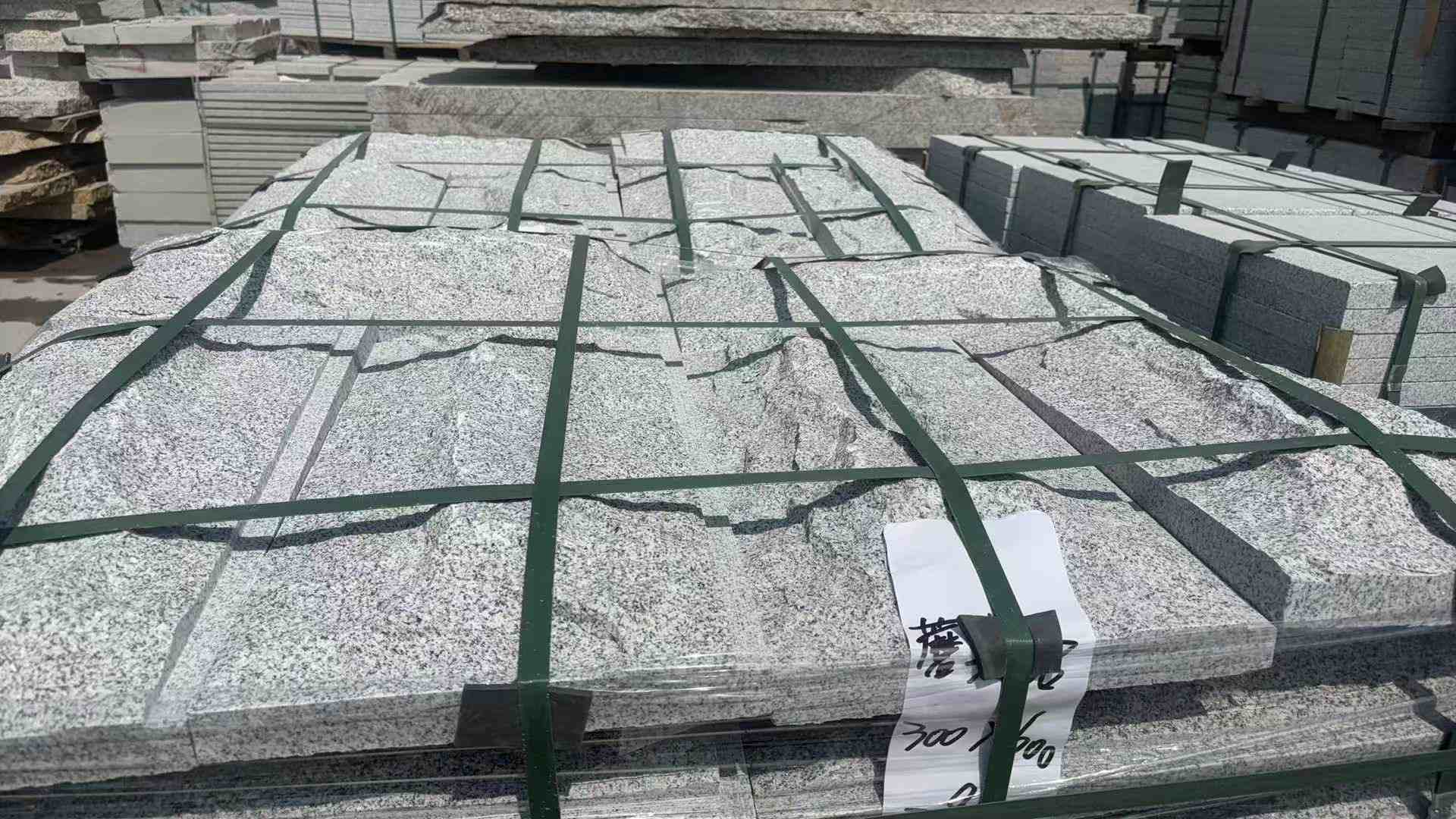 葫芦岛 芝麻白蘑菇石成品